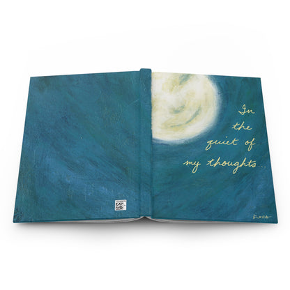 Flavia Hardcover Journal - In the Quiet of my Thoughts...