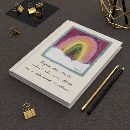 Flavia Classic Hardcover Journal - A Thousand Rainbows