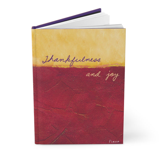 Flavia Hardcover Journal - Thankfulness and Joy
