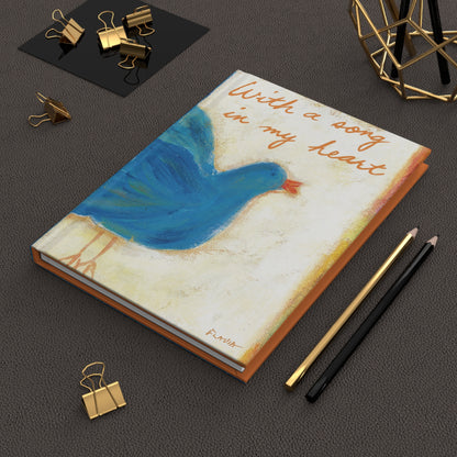 Flavia Hardcover Journal - With a Song in my Heart