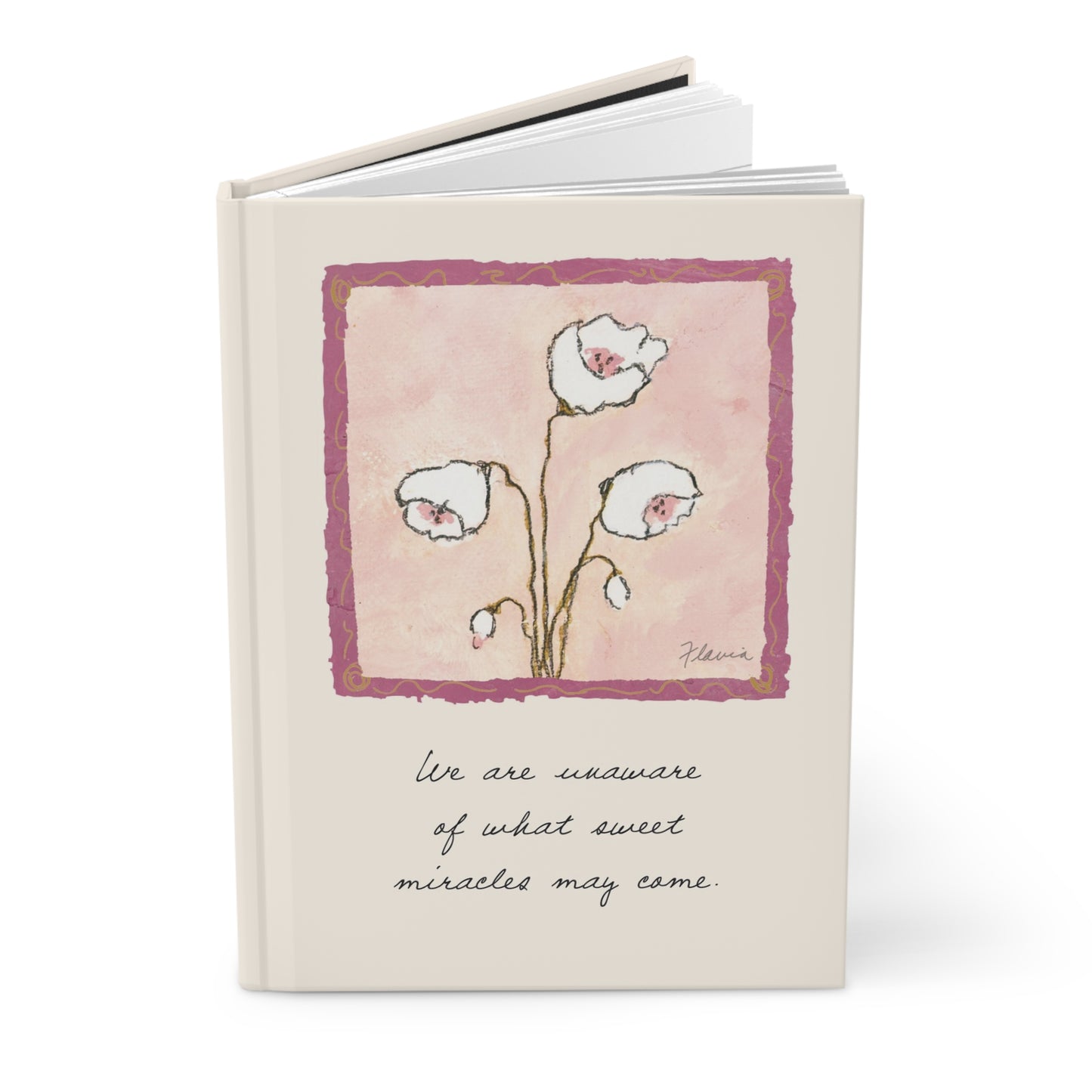 Flavia Classic Hardcover Journal - Sweet Miracles