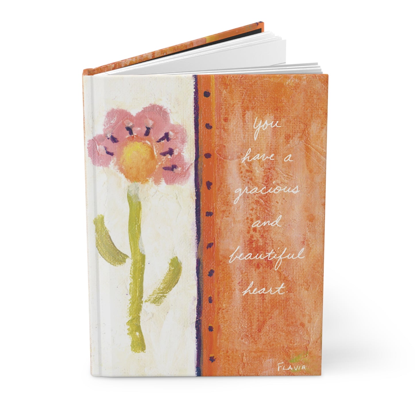 Flavia Tapestry Hardcover Journal - Gracious Heart