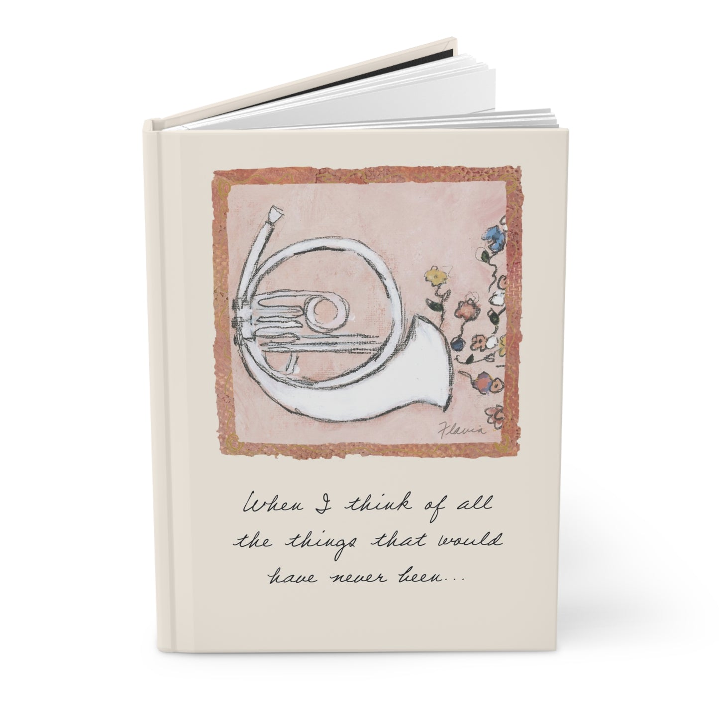 Flavia Classic Hardcover Journal - Things that would have never been
