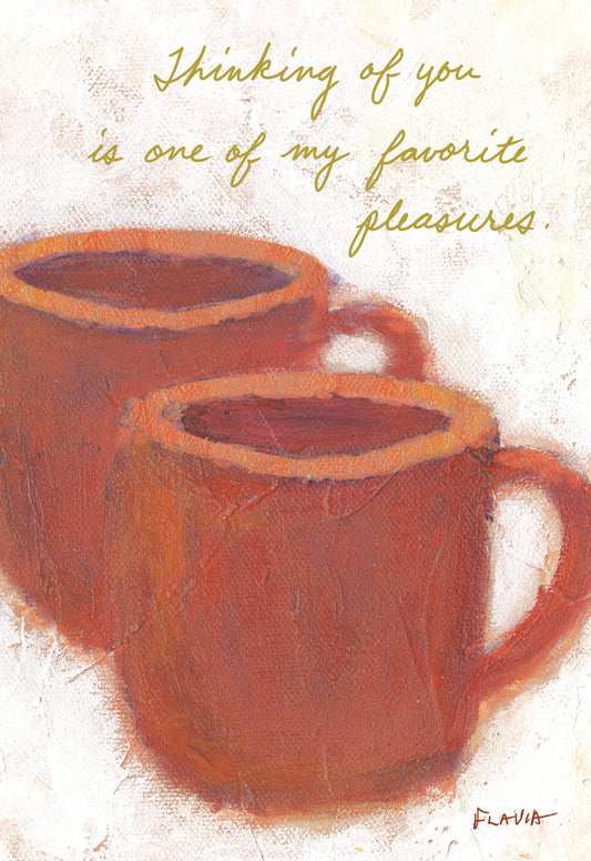 Two Mugs - a Flavia Weedn inspirational greeting card 4242-0016
