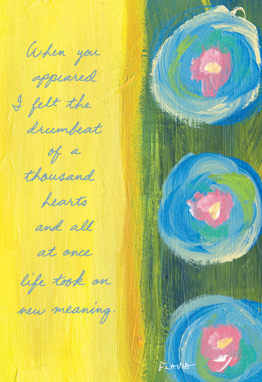 A Thousand Hearts - a Flavia Weedn inspirational greeting card 4242-0028