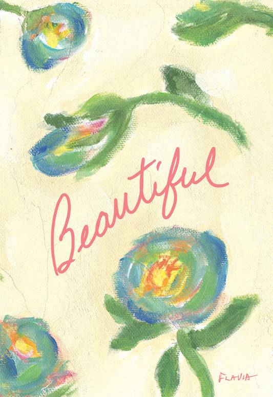 Beautiful - a Flavia Weedn inspirational greeting card 4242-0033