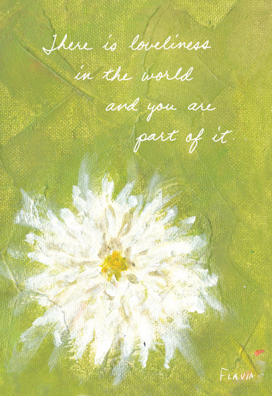 Loveliness - a Flavia Weedn inspirational greeting card 4242-0034