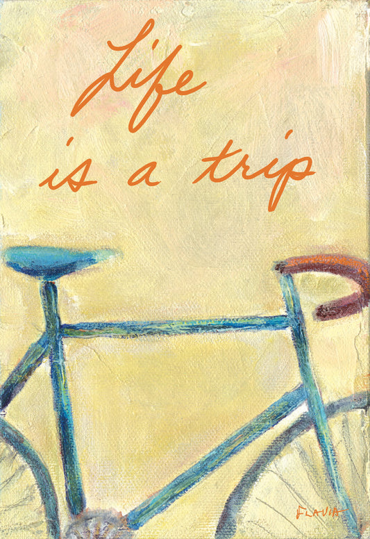 Life Is A Trip - a Flavia Weedn inspirational greeting card 4242-0035