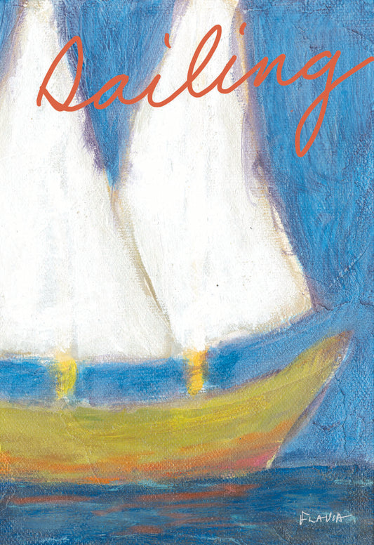 Sailing - a Flavia Weedn inspirational greeting card 4242-0036