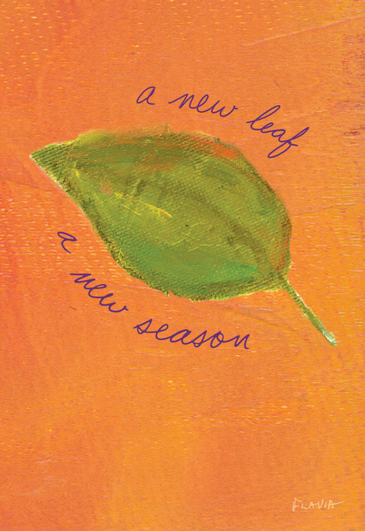 A New Leaf - a Flavia Weedn inspirational greeting card 4242-0038