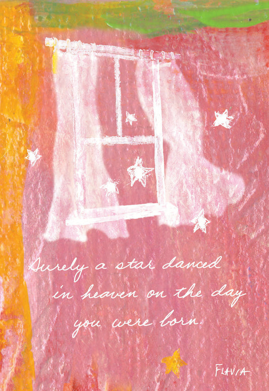 Star Danced In Heaven - a Flavia Weedn inspirational greeting card 4242-0043