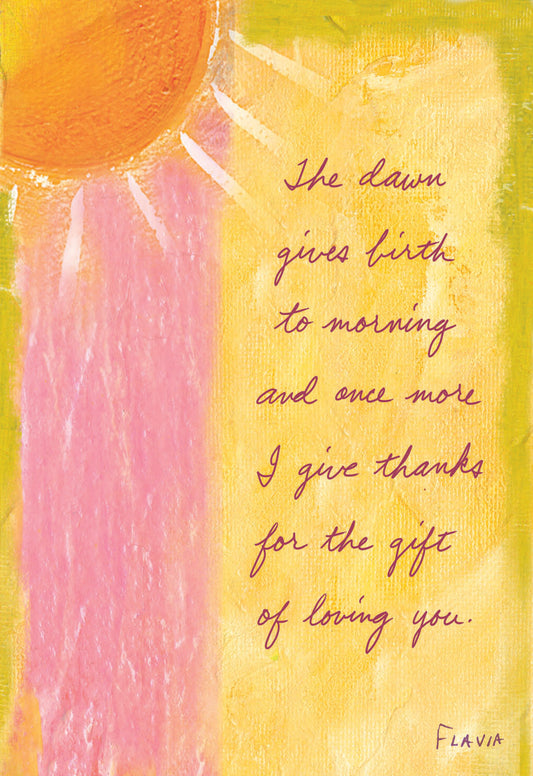 Dawn - a Flavia Weedn inspirational greeting card 4242-0046