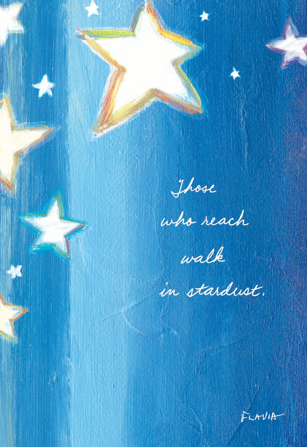 Stardust - a Flavia Weedn inspirational greeting card 4242-0057
