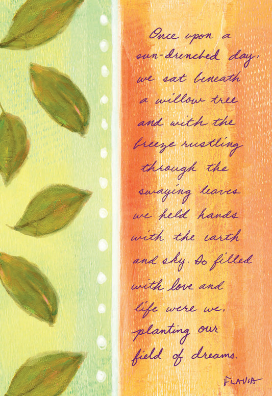 Field Of Dreams - a Flavia Weedn inspirational greeting card 4242-0060