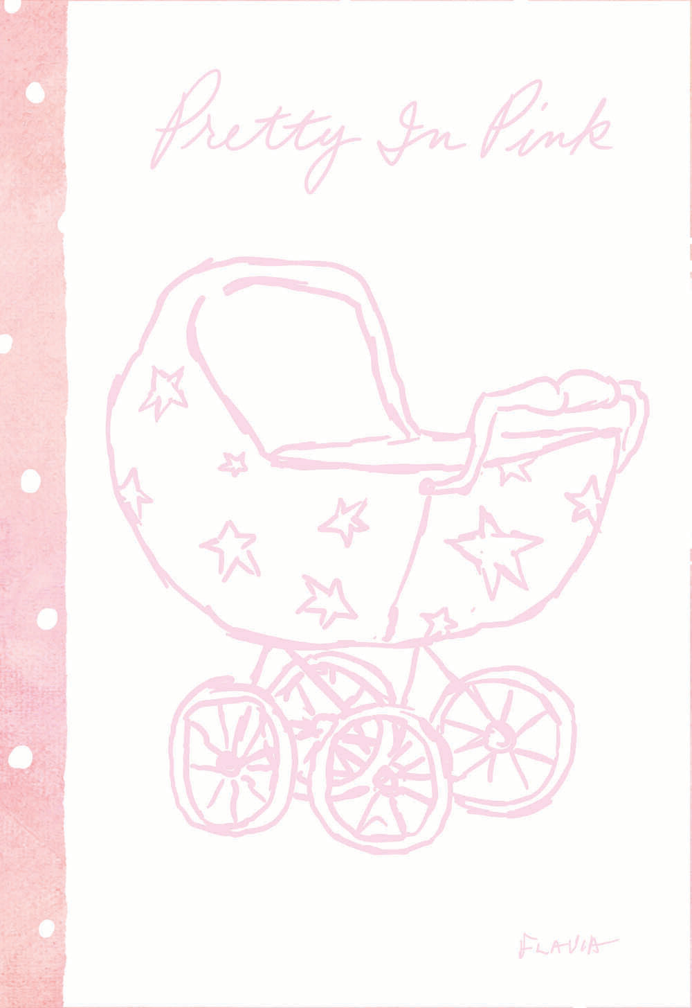 Pretty In Pink - a Flavia Weedn inspirational greeting card 4242-0085