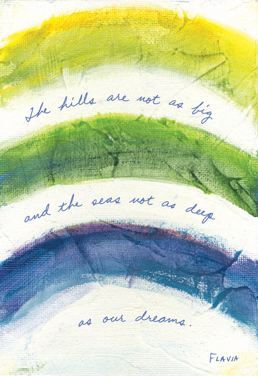 Big Dreams - a Flavia Weedn inspirational greeting card 4242-0087