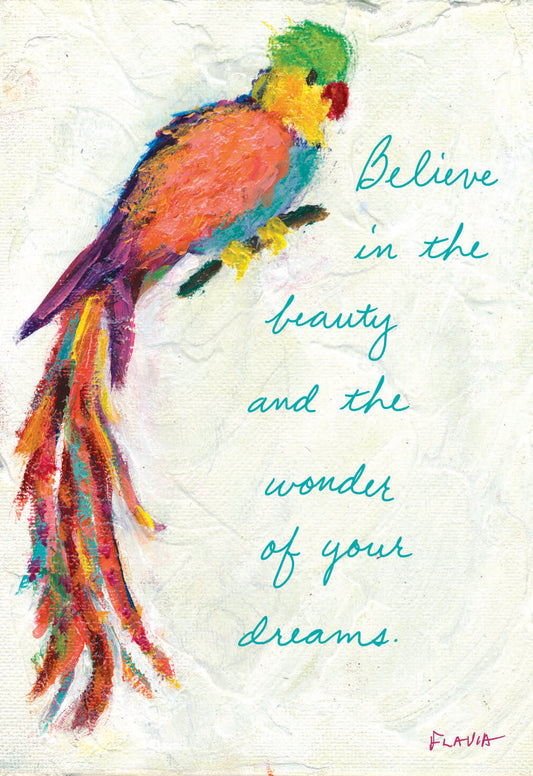 Believe - a Flavia Weedn inspirational greeting card 4242-0092