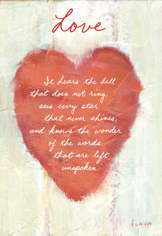 Love - a Flavia Weedn inspirational greeting card 4242-0106