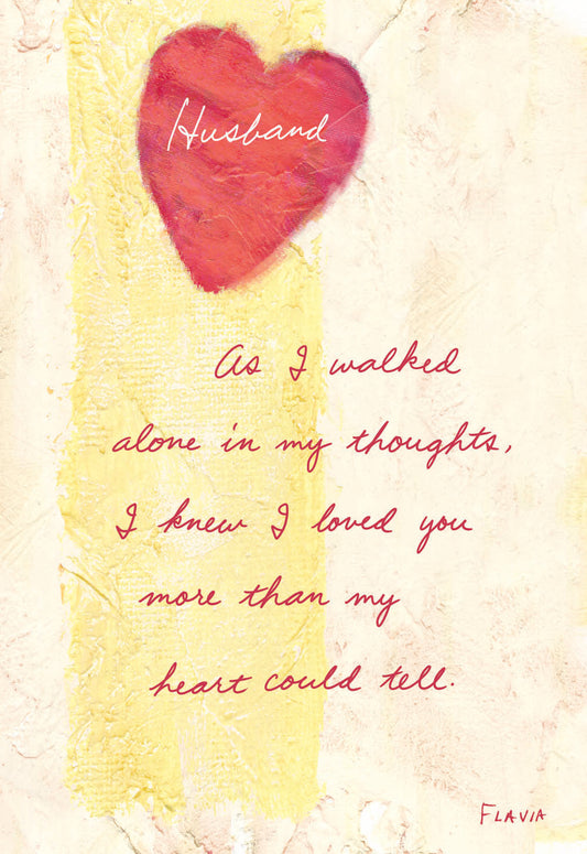 Husband - a Flavia Weedn inspirational greeting card 4242-0127