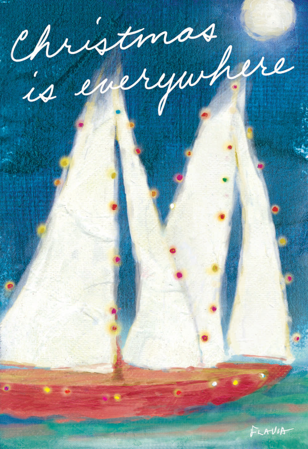 Christmas is Everywhere - a Flavia Weedn inspirational greeting card 4242-0132