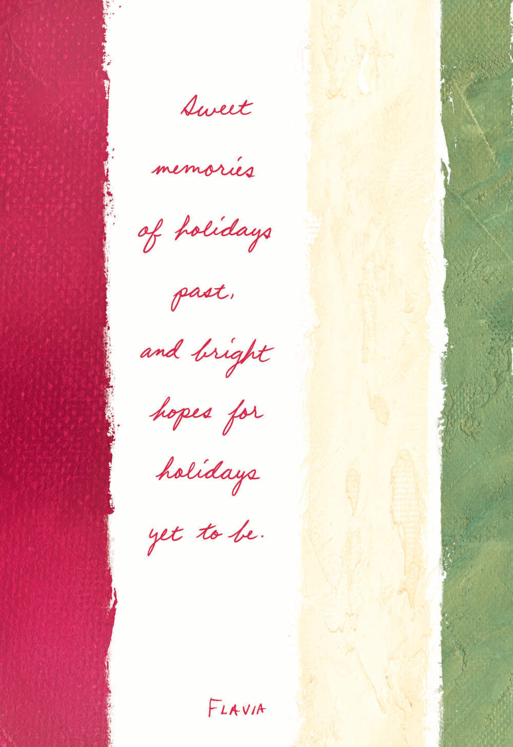 Sweet Memories of Holidays Past - a Flavia Weedn inspirational greeting card 4242-0135