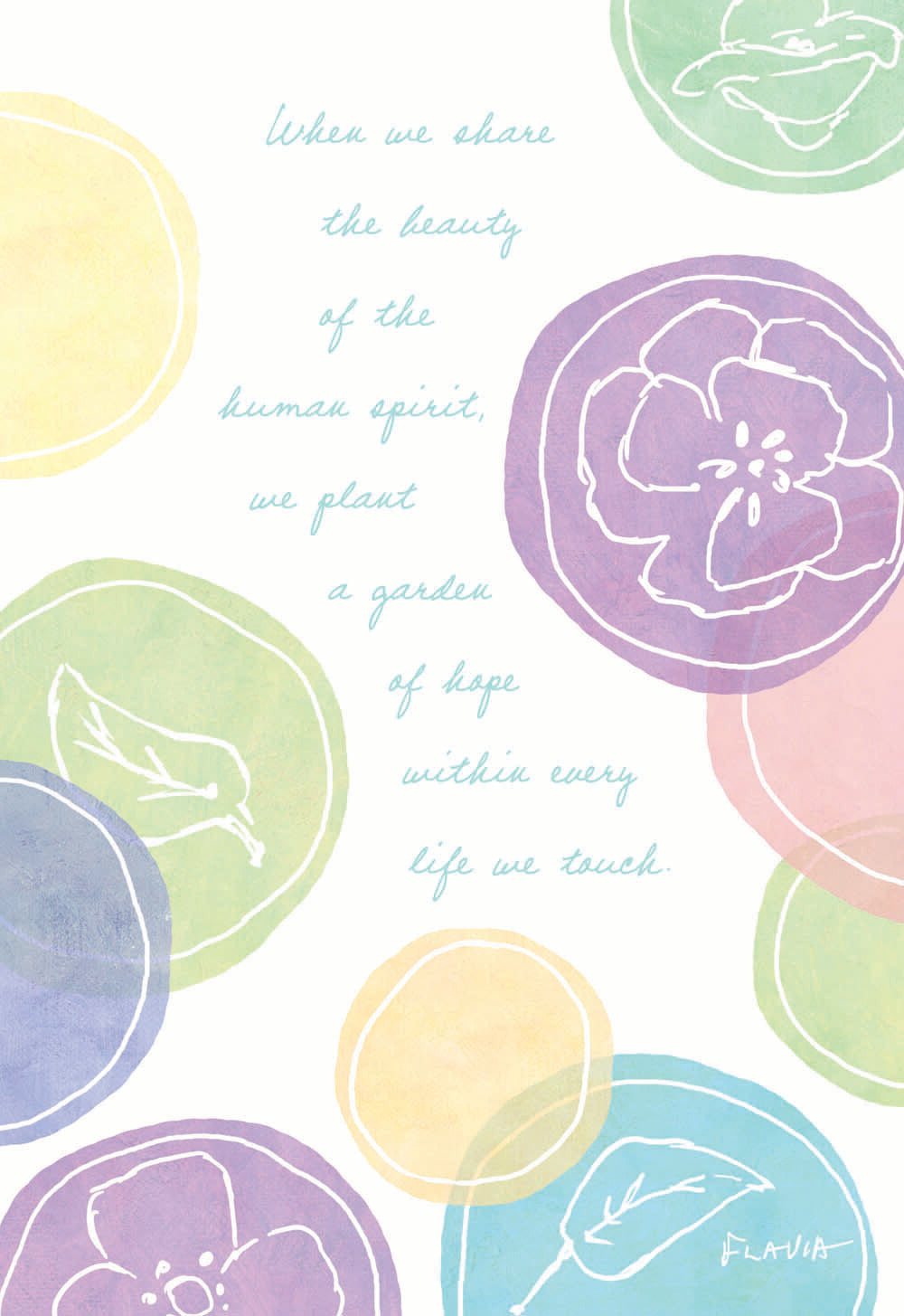 The Human Spirit - a Flavia Weedn inspirational greeting card 4242-0144