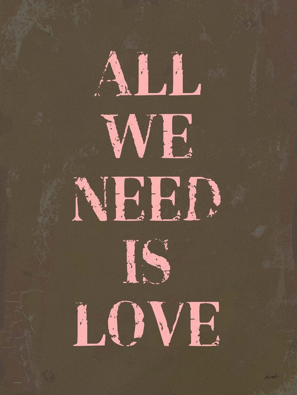 All We Need Is Love  4444-0107