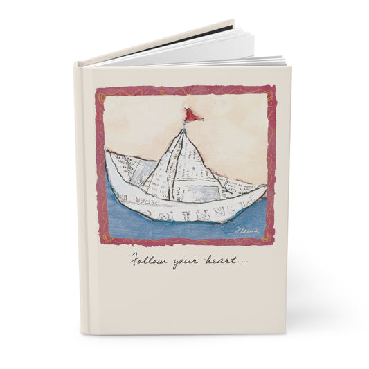 Flavia Classic Hardcover Journal - Follow your heart...
