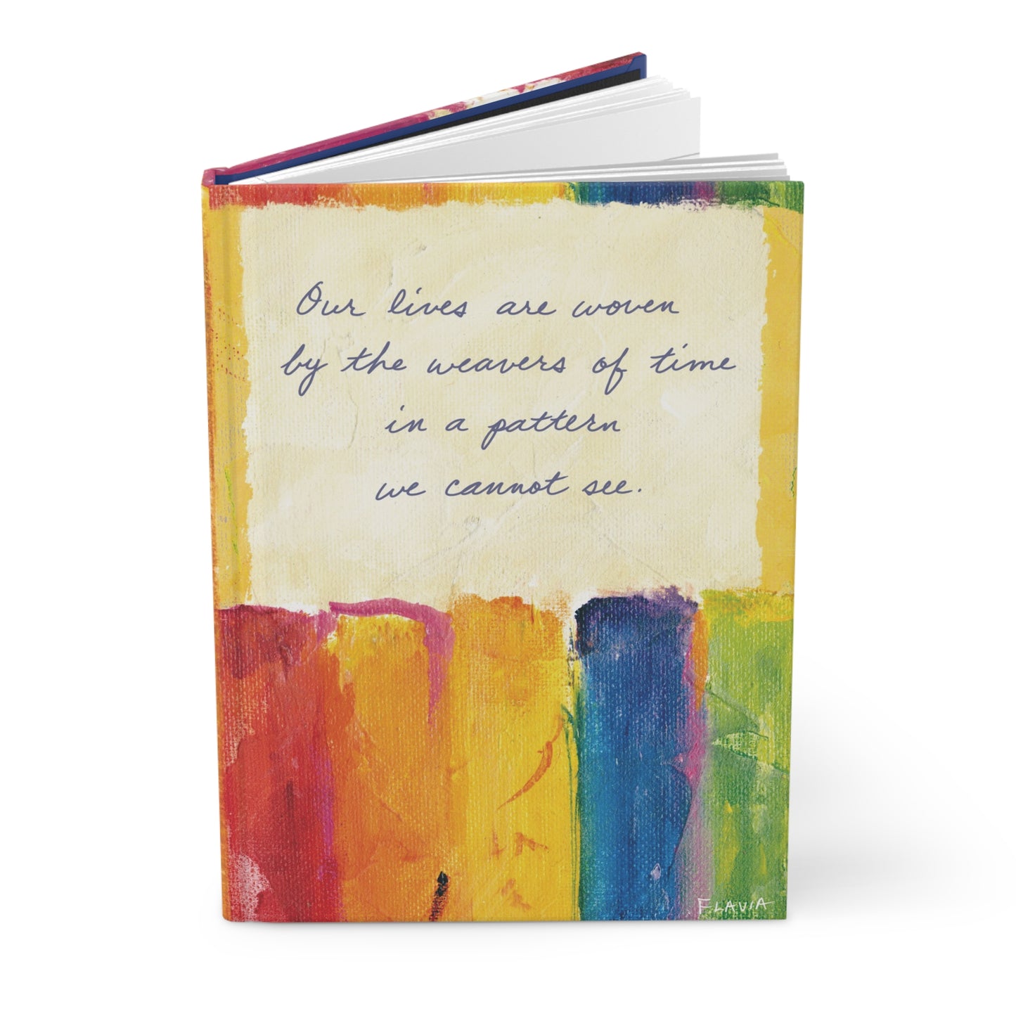 Flavia Tapestry Hardcover Journal - Weavers of Time