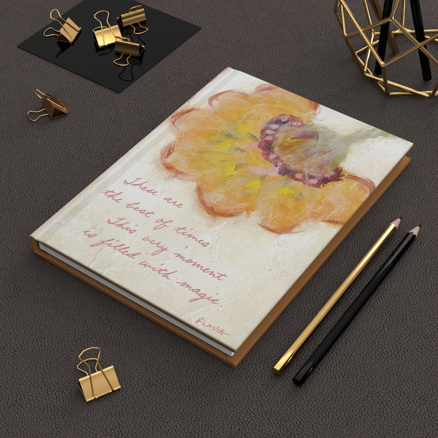 Flavia Hardcover Journal - The Best of Times