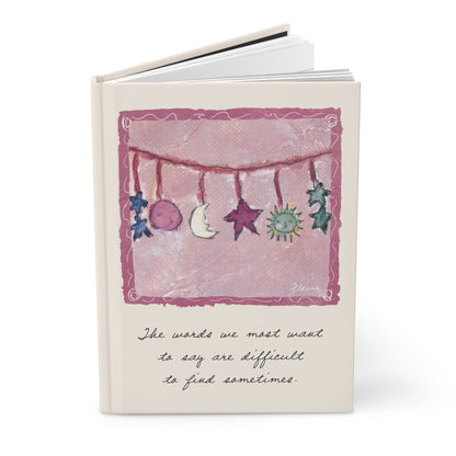 Flavia Classic Hardcover Journal - The words we most want to say
