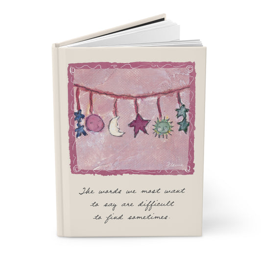 Flavia Classic Hardcover Journal - The words we most want to say