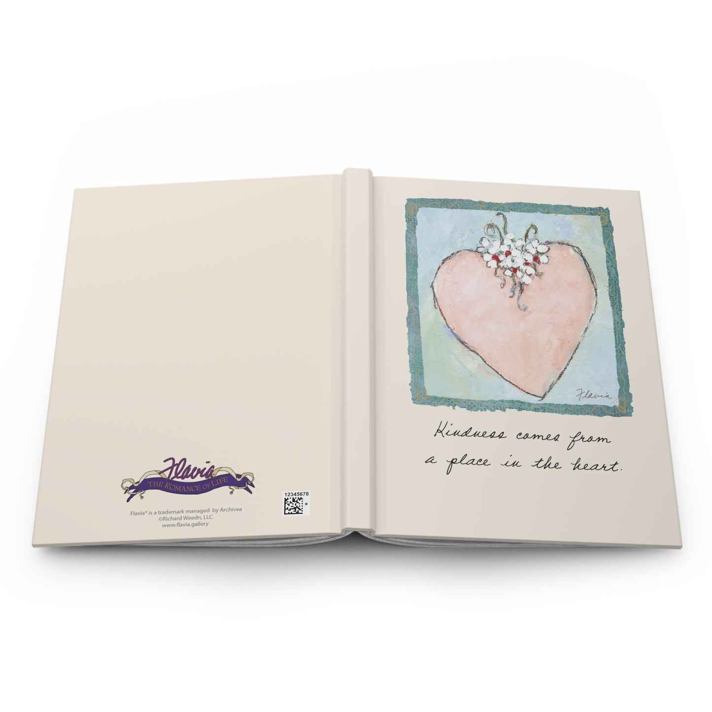 Flavia Classic Hardcover Journal - A place in the Heart