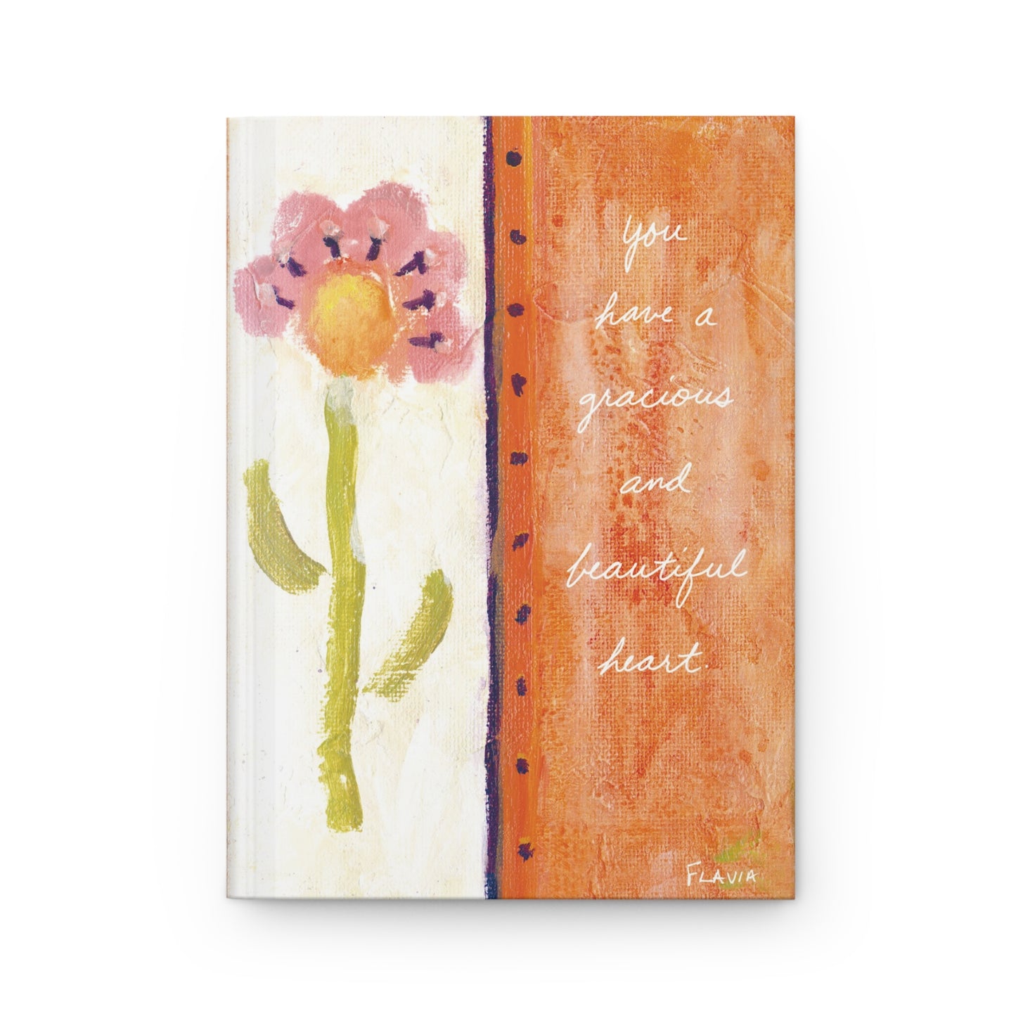 Flavia Tapestry Hardcover Journal - Gracious Heart