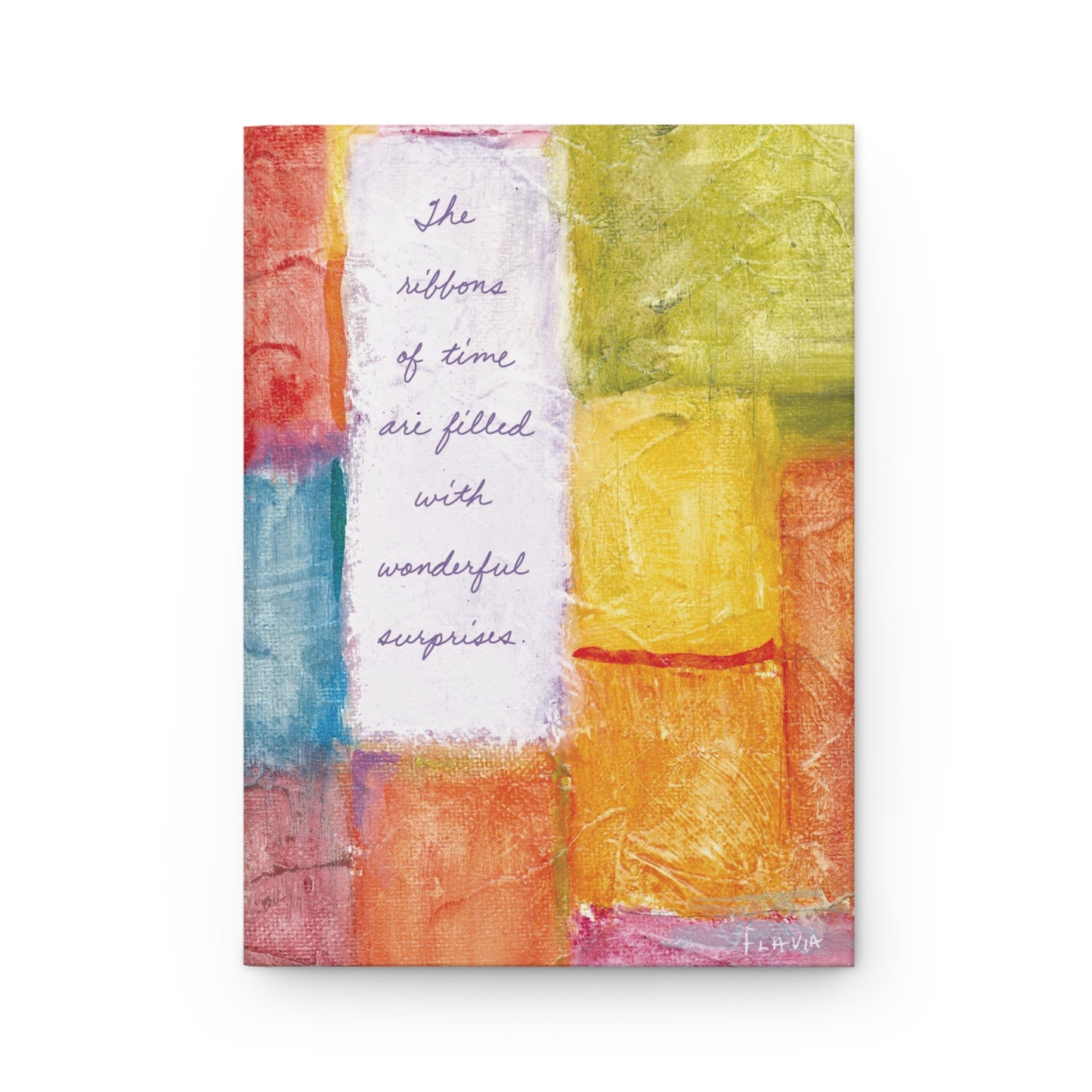 Flavia Hardcover Journal - Ribbons of Time