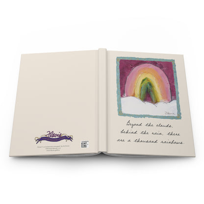 Flavia Classic Hardcover Journal - A Thousand Rainbows