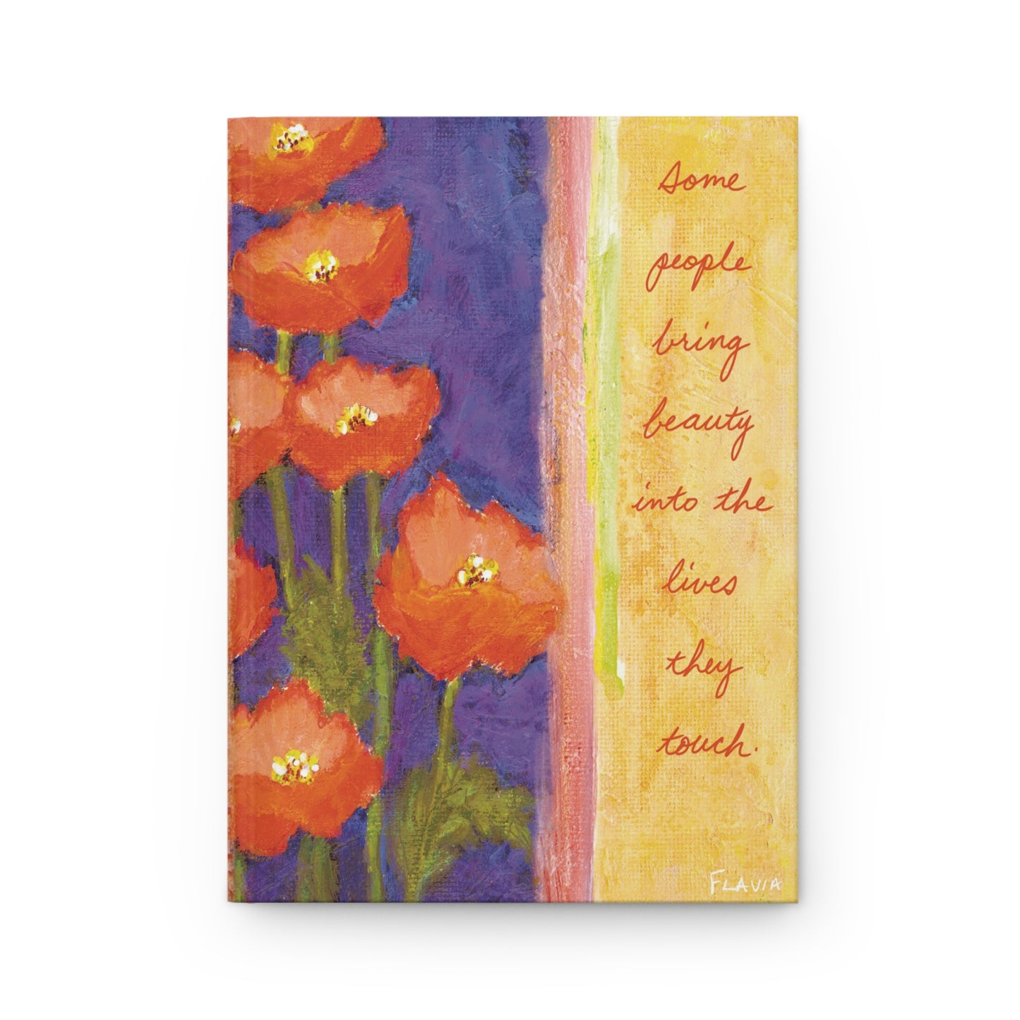 Flavia Tapestry Hardcover Journal - Some People