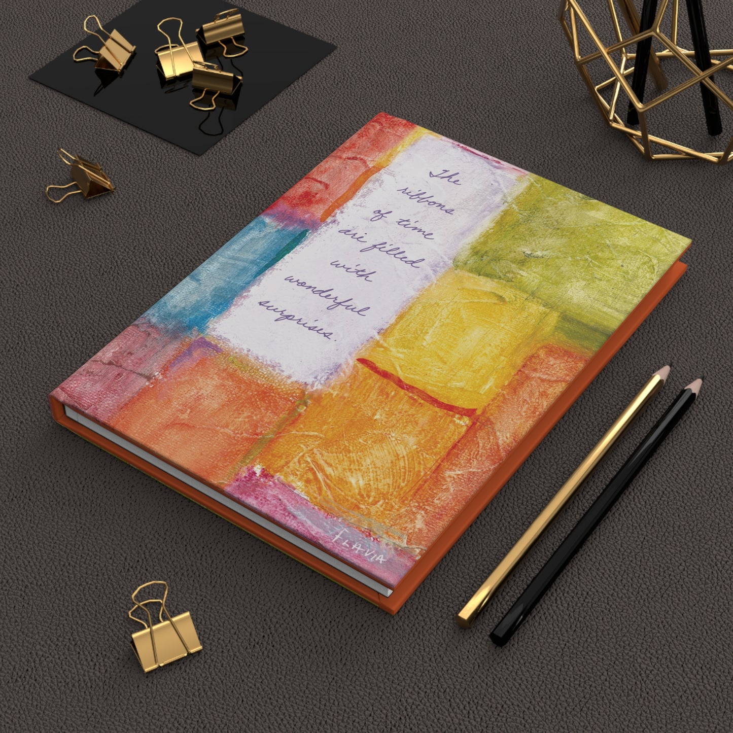 Flavia Hardcover Journal - Ribbons of Time