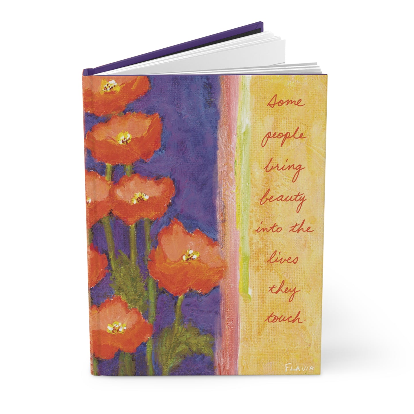 Flavia Tapestry Hardcover Journal - Some People