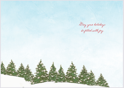 Happy Holidays - a Flavia Weedn Foil Stamped Bella Vista Christmas Card 0003-6857