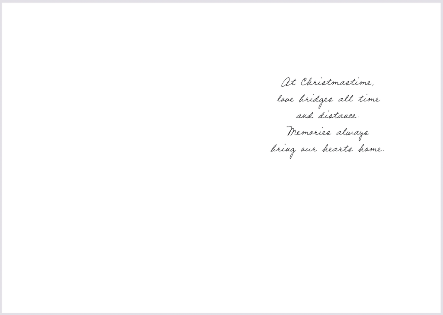 Christmas Memories - a Flavia Weedn Classic Christmas Card 0003-6889