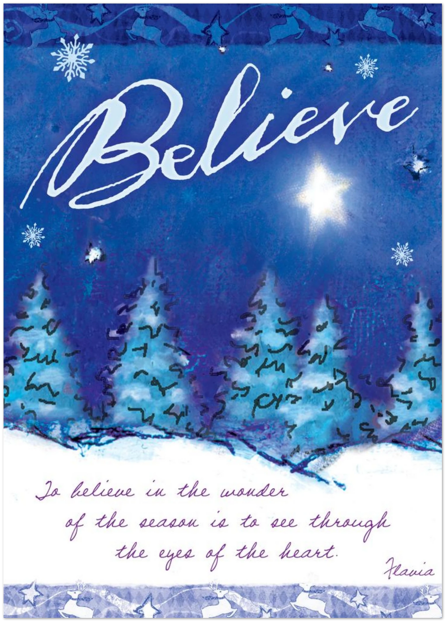Flavia - Believe "Care Pack" of 12 Holiday Cards for Healthcare and Activities Director Cards 0003-3039
