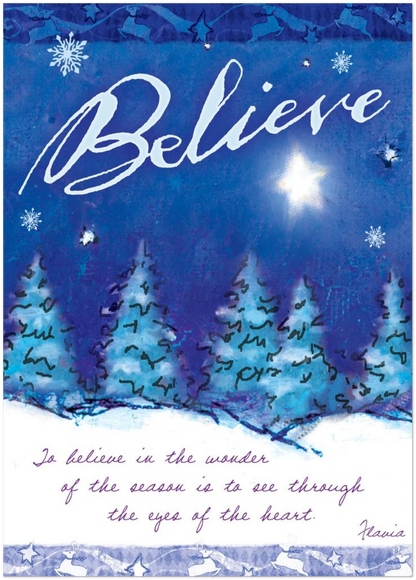 Flavia - Believe "Care Pack" of 12 Holiday Cards for Healthcare and Activities Director Cards 0003-3039