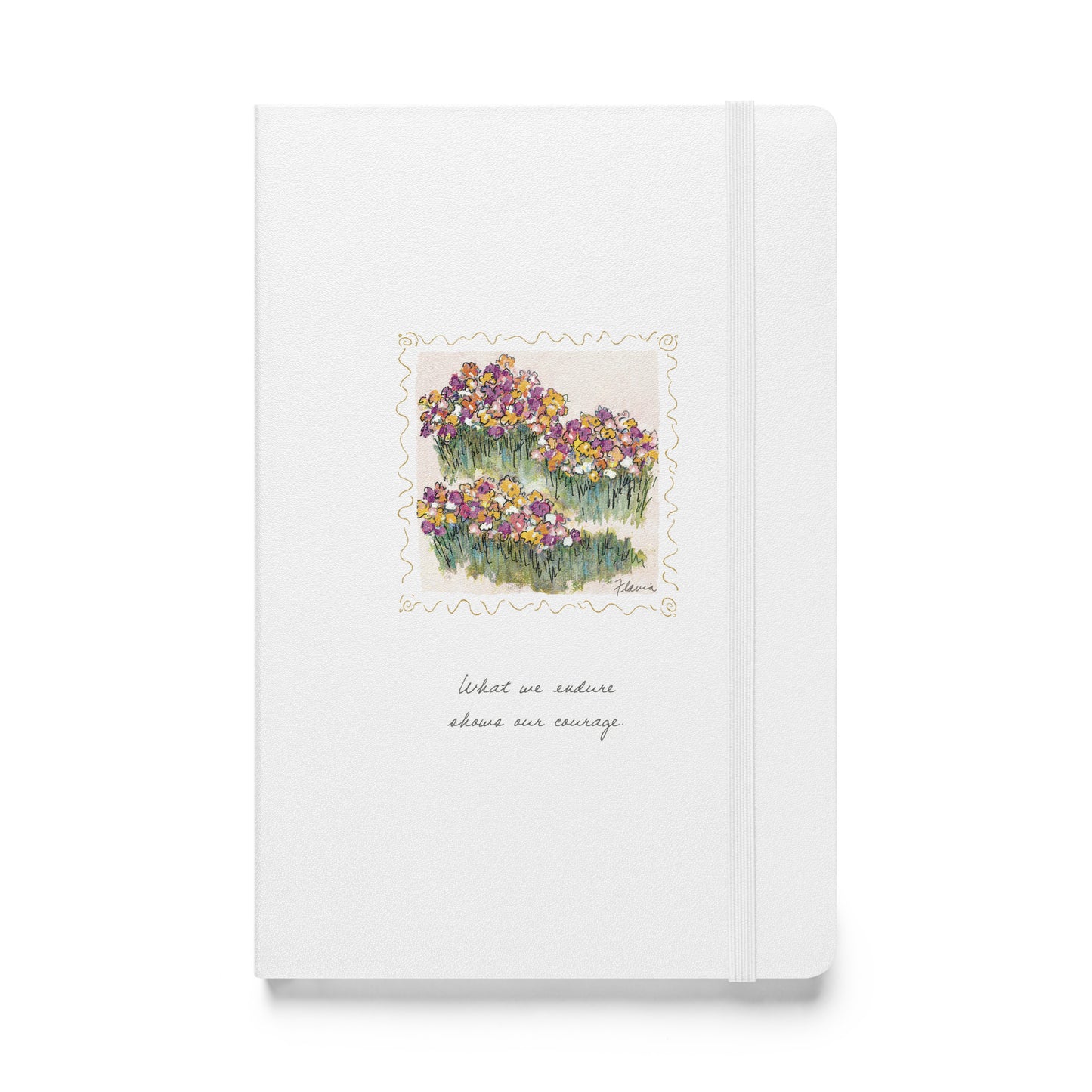 Flavia Our Courage Hardcover Bound  Journal