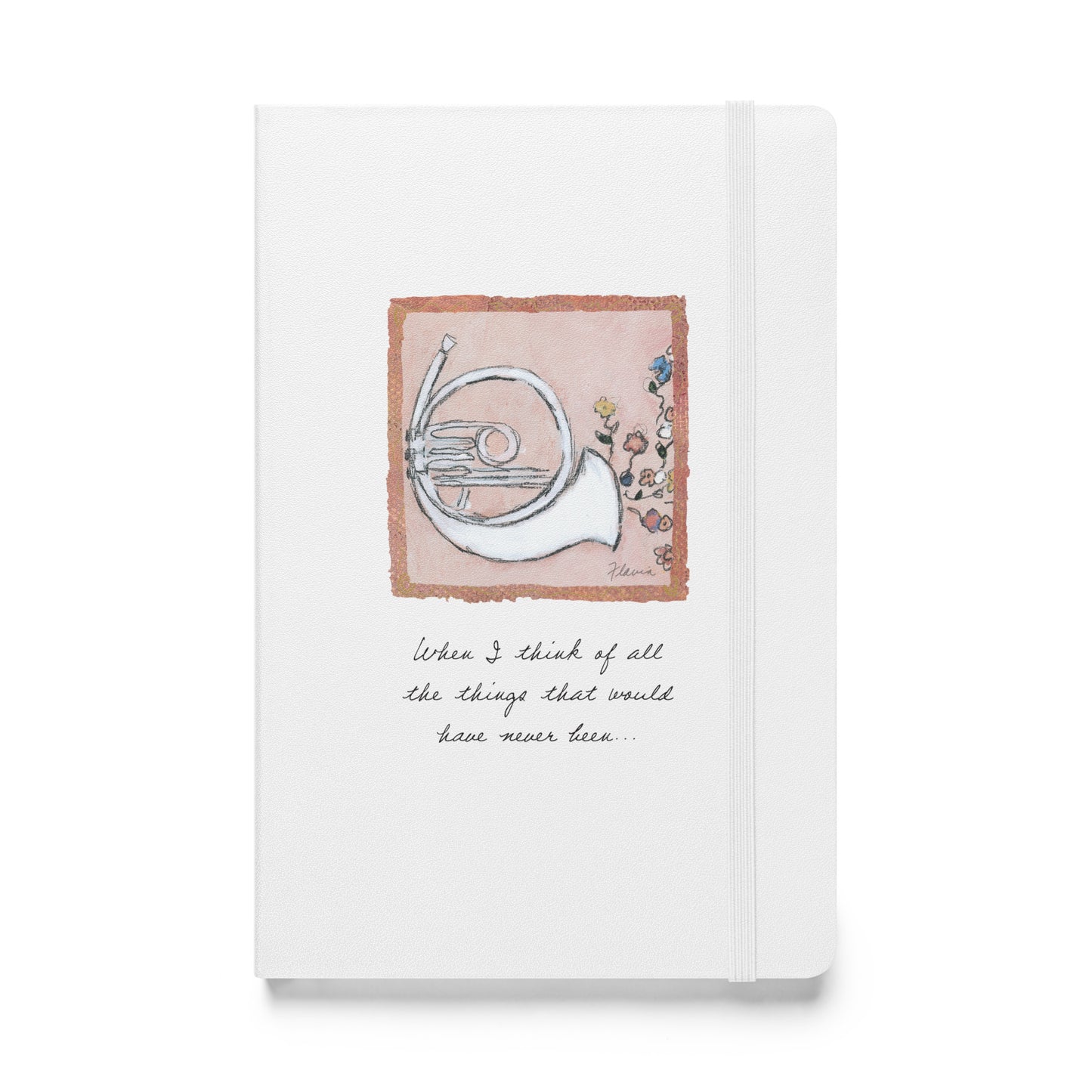 Flavia When I think.. Hardcover bound Journal