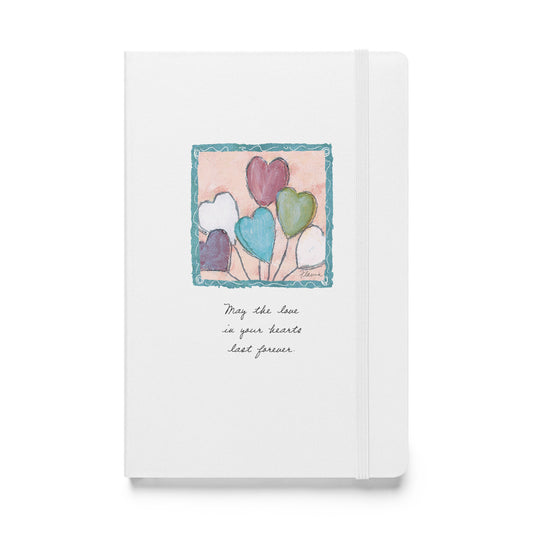 Flavia May The Love in your Heart Last Forever Hardcover bound Journal