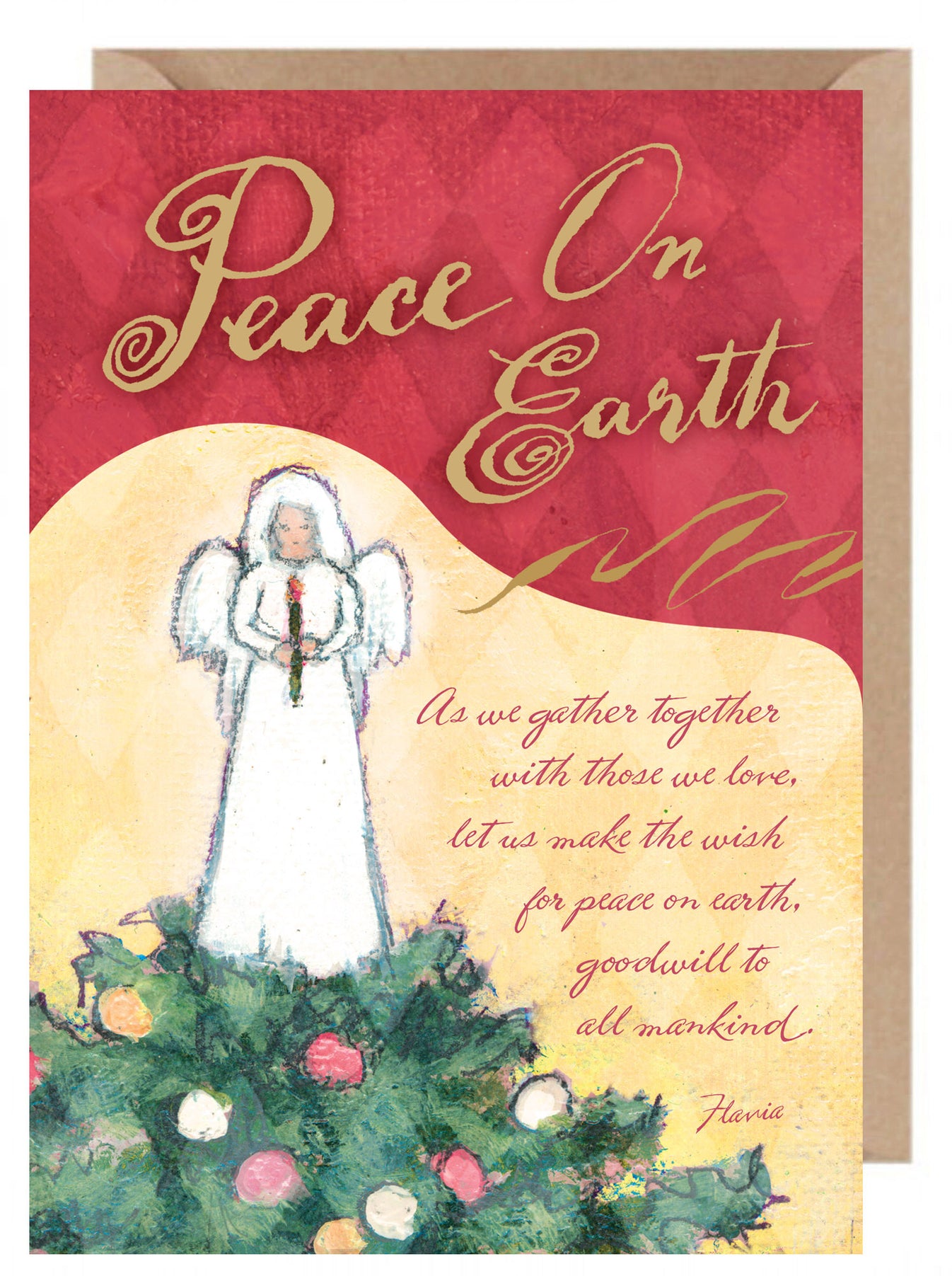 Peace on Eath - a Flavia Weedn inspirational greeting card 0003-2200 ...